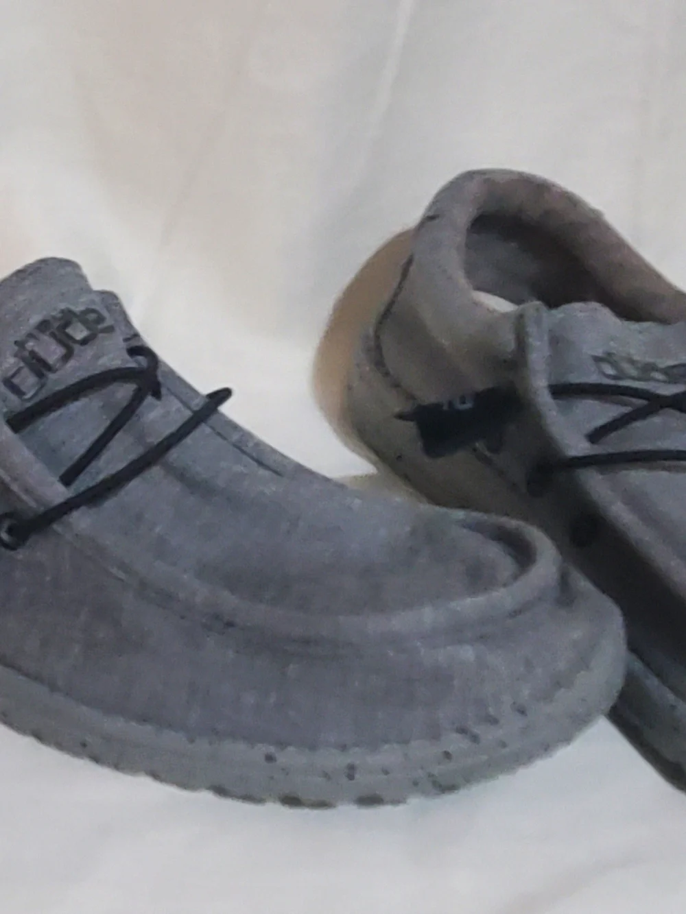 Hey Dude Men’s Gray Casual Slip-On Loafers